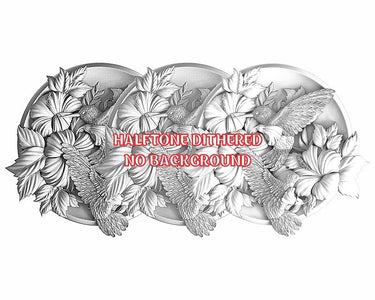 HUMMINGBIRD 3d illusion & laser-ready files 3DWave.us